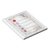 Blumenmerkblatt Memoboard Notitieblok (Schuin)