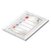 Blumenmerkblatt Memoboard Notitieblok (Linkerzijde)