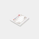 Blumenmerkblatt post-it klebezettel post-it® notes (Schuin)