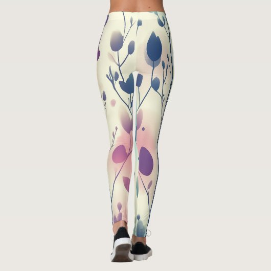 Blumenmotiv   leggings (Achterkant)