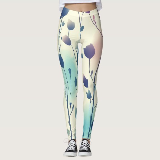 Blumenmotiv   leggings (Voorkant)