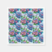 Blumenmuster: Dahlienzauber - Servet (Voorkant)