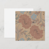 Blumenmuster, Mocha mousse Farbe (Voorkant / Achterkant)