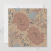 Blumenmuster, Mocha mousse Farbe (Voorkant)