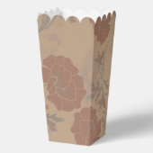 Blumenmuster, Mocha mousse Farbe Bedankdoosjes (Achterkant)