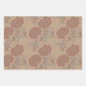 Blumenmuster, Mocha mousse Farbe Inpakpapier Vel (Voorkant)