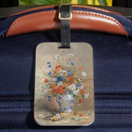 Blumenstillleben | Eugene Petit Bagagelabel (Voorkant Insitu 2)