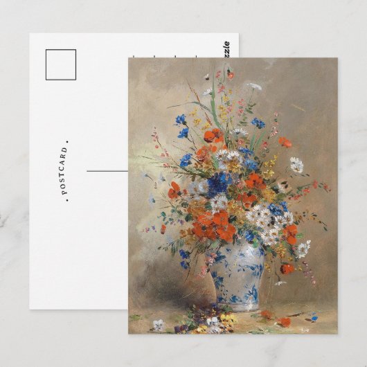 Blumenstillleben | Eugene Petit Briefkaart (Voorkant / Achterkant)