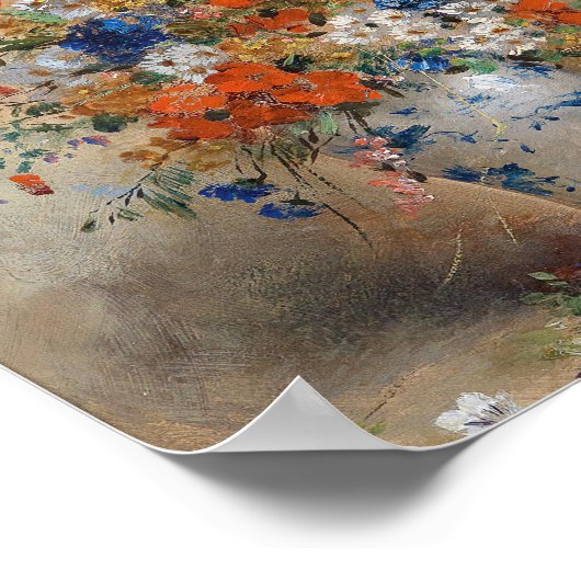 Blumenstillleben | Eugene Petit Poster (Hoek)