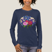 Blumenstrauss Blauw Tri-Blend Shirt (Voorkant)