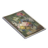 Blumenstrauß in einer vaas mit vogelnest notitieboek (Rechterzijde)