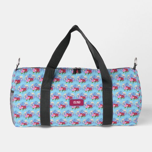 Blumenstrauss Light Blue Duffel Bag Plunjezak (Achterkant)