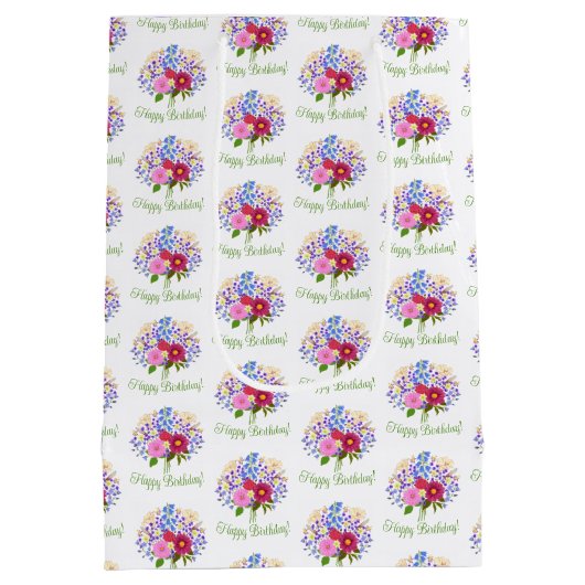 Blumenstrauss Medium Cadeauzakje (Achterkant)