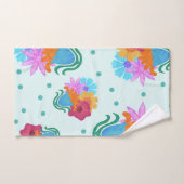 Blumenstrauß mit bunten Blumen Handdoek (Handdoek)