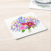 Blumenstrauss Papieren Onderzetters (Schuin)