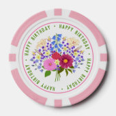Blumenstrauss Pink Poker Chips For Birthdays (Voorkant)