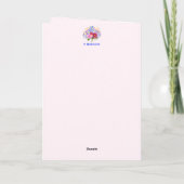 Blumenstrauss Valentine's Greeting Card Bedankkaart (Achterkant)