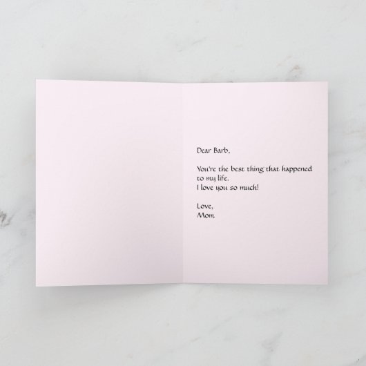 Blumenstrauss Valentine's Greeting Card Bedankkaart (Binnen)