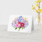 Blumenstrauss Witte Vouwde Kaart (Gele Bloem)