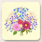 Blumenstrauss Yellow Plastic Bier Onderzetter (Voorkant)