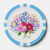 Blumenstrauss Zwart Poker Chips (Voorkant)