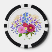 Blumenstrauss Zwart Poker Chips (Voorkant)