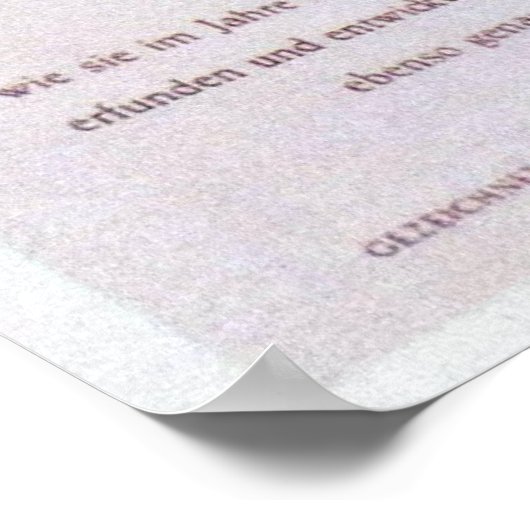 Blumenuhr Flower Clock Poster (Hoek)