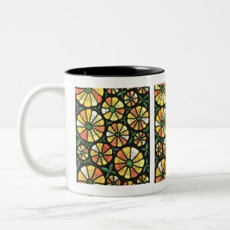 Blumiges Tasse Tweekleurige Koffiemok