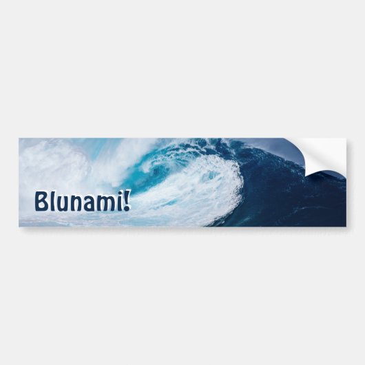 Blunami in 2020 bumpersticker (Voorkant)