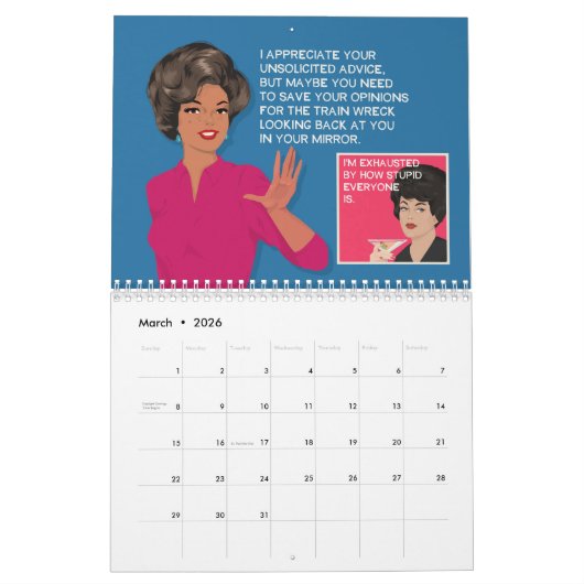 Bluntcard 2025 Kalender (Mar 2026)