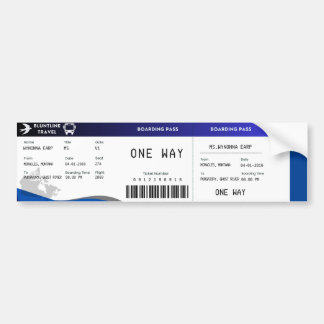 Bluntline instapkaart (S1E1) Bumpersticker