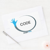 Blupps-sticker Rechthoekige Sticker (Envelop)