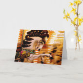 Blur #3 Horse Kaart (Gele Bloem)