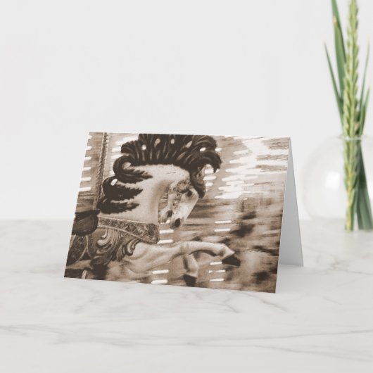 Blur #8 Horse Kaart (Voorkant)