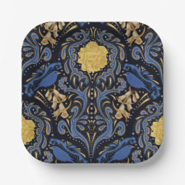 Blur Bird Paper Plates Papieren Bordje