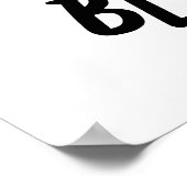 Blur-nana Funny Banana Pun Poster (Hoek)