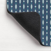 Blurple Beaded gordijnontwerp Muismat (Hoek)