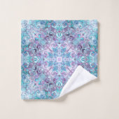Blurple Swirls Bad Handdoek (Wasdoekje)
