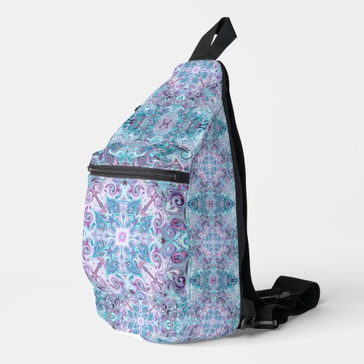 Blurple Swirls Sling Bag (Rechterhoek)
