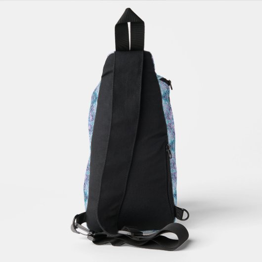 Blurple Swirls Sling Bag (Achterkant)