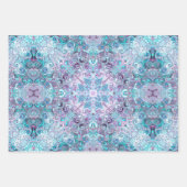 Blurple Wervelingen Inpakpapier Vel (Voorkant)