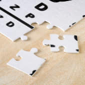 Blurr-oogtestgrafiek Legpuzzel (Zijkant)