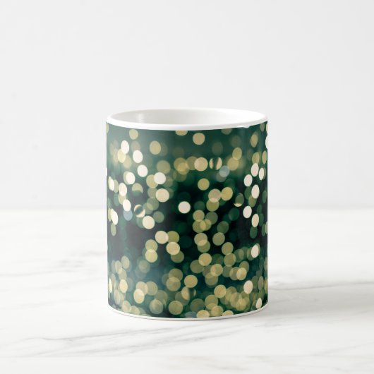 Blurred achtergrond. De feestdag. abstract Koffiemok (Center)