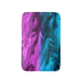 Blurred background fashionable crimson and blue badmat (Voorkant Verticaal)