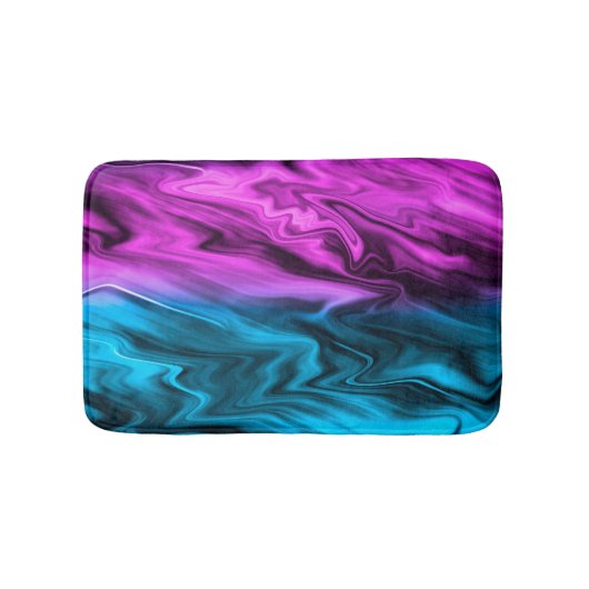 Blurred background fashionable crimson and blue badmat (Voorkant)