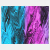 Blurred background fashionable crimson and blue fleece deken (Voorkant (Horizontaal))