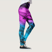 Blurred background fashionable crimson and blue leggings (Rechts)