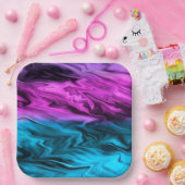 Blurred background fashionable crimson and blue papieren bordje (Feest)