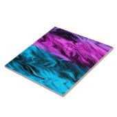 Blurred background fashionable crimson and blue tegeltje (Zijkant)