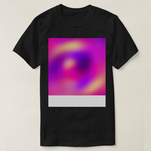 Blurred Colors Pattern Pink Paars T-shirt (Design voorkant)